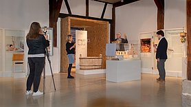 Virtuelle Eröffnung der Hygieneausstellung im Fränk Freilandmuseum, Foto Margarete Meggle-Freund