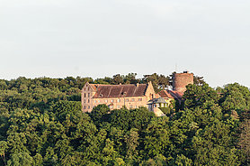 Ansicht von Burg Saaleck