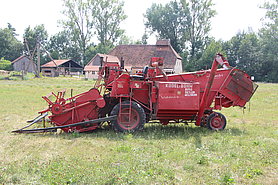 Landwirtschaftliche Maschinen im Einsatz